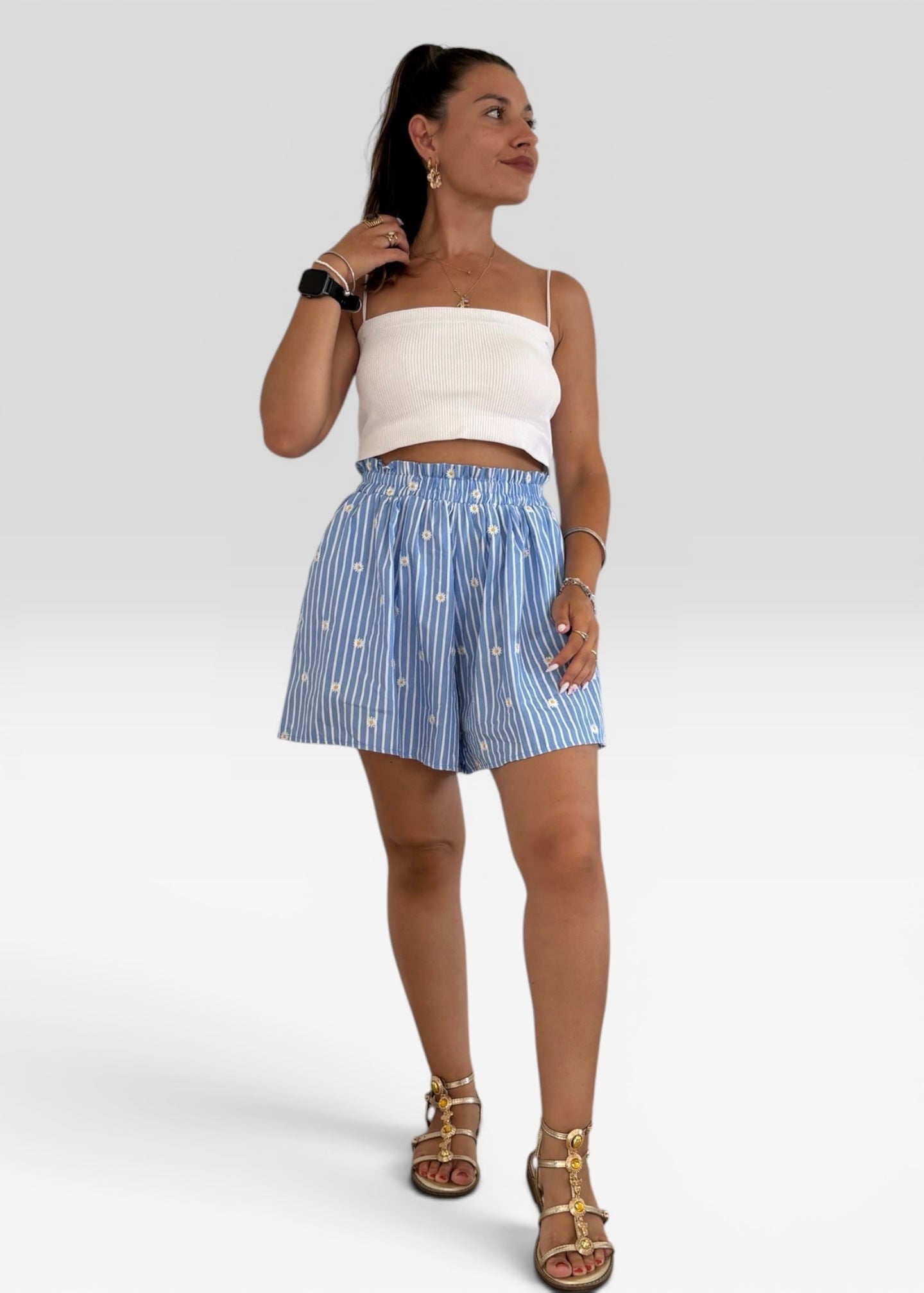 Short à rayures Marguerite