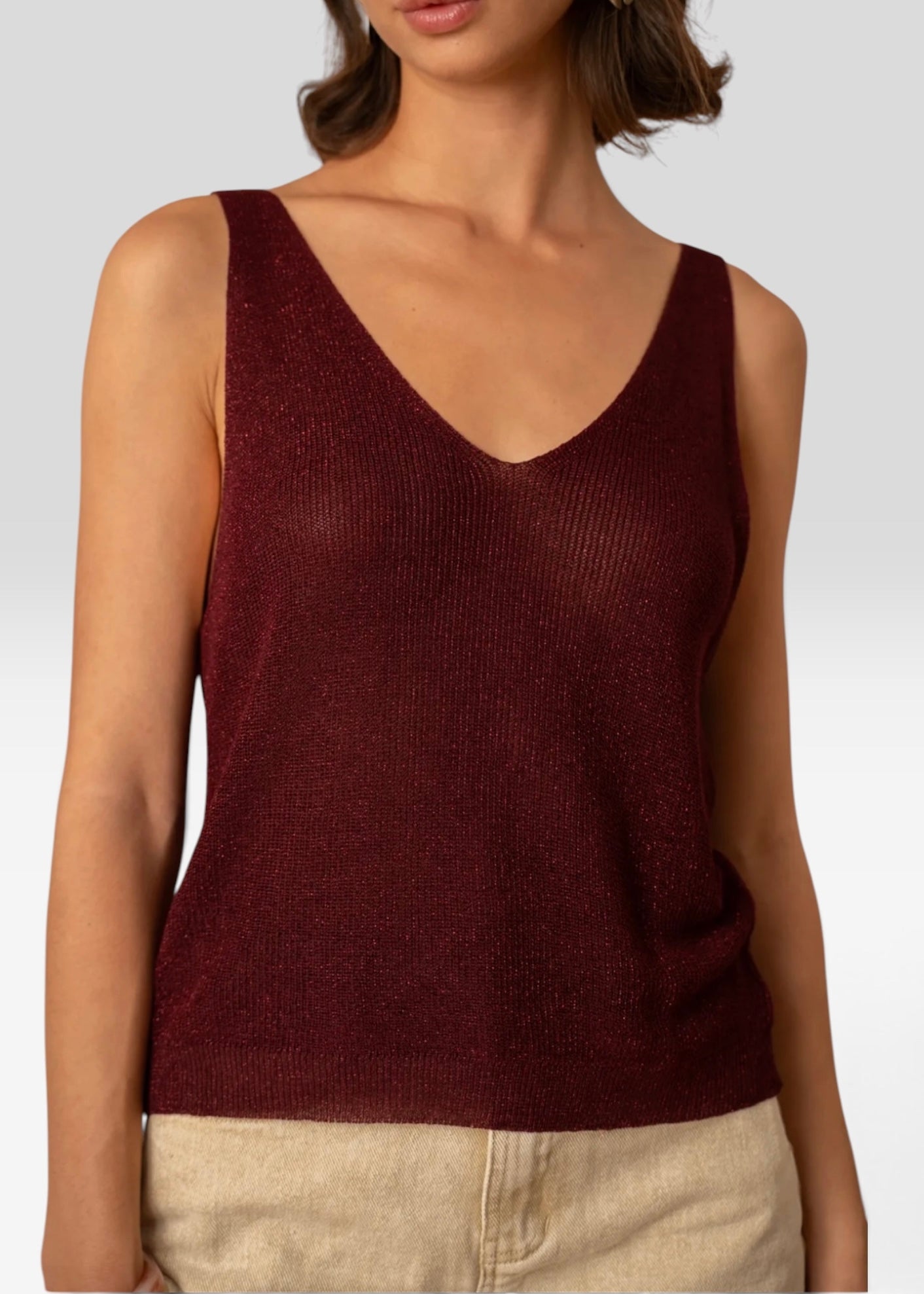 Top à paillettes Lia
