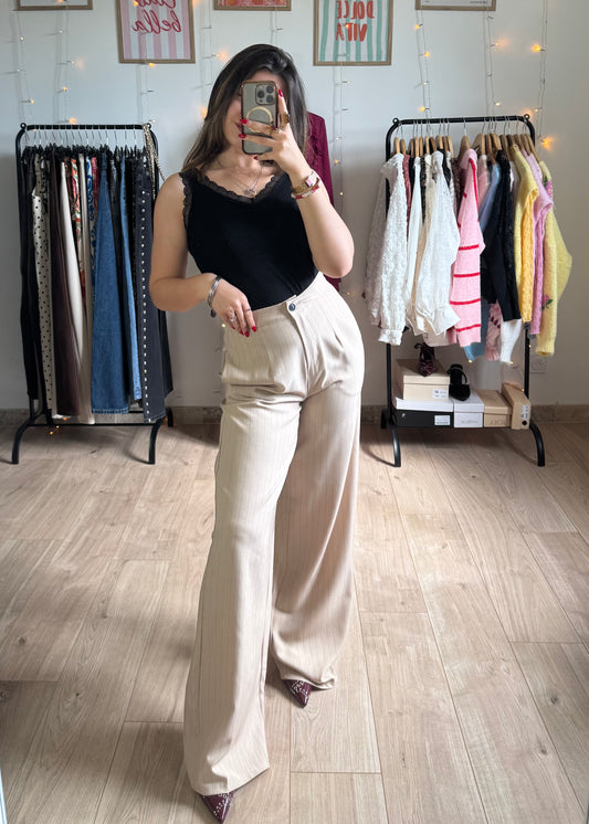 Pantalon Tailleur à rayures