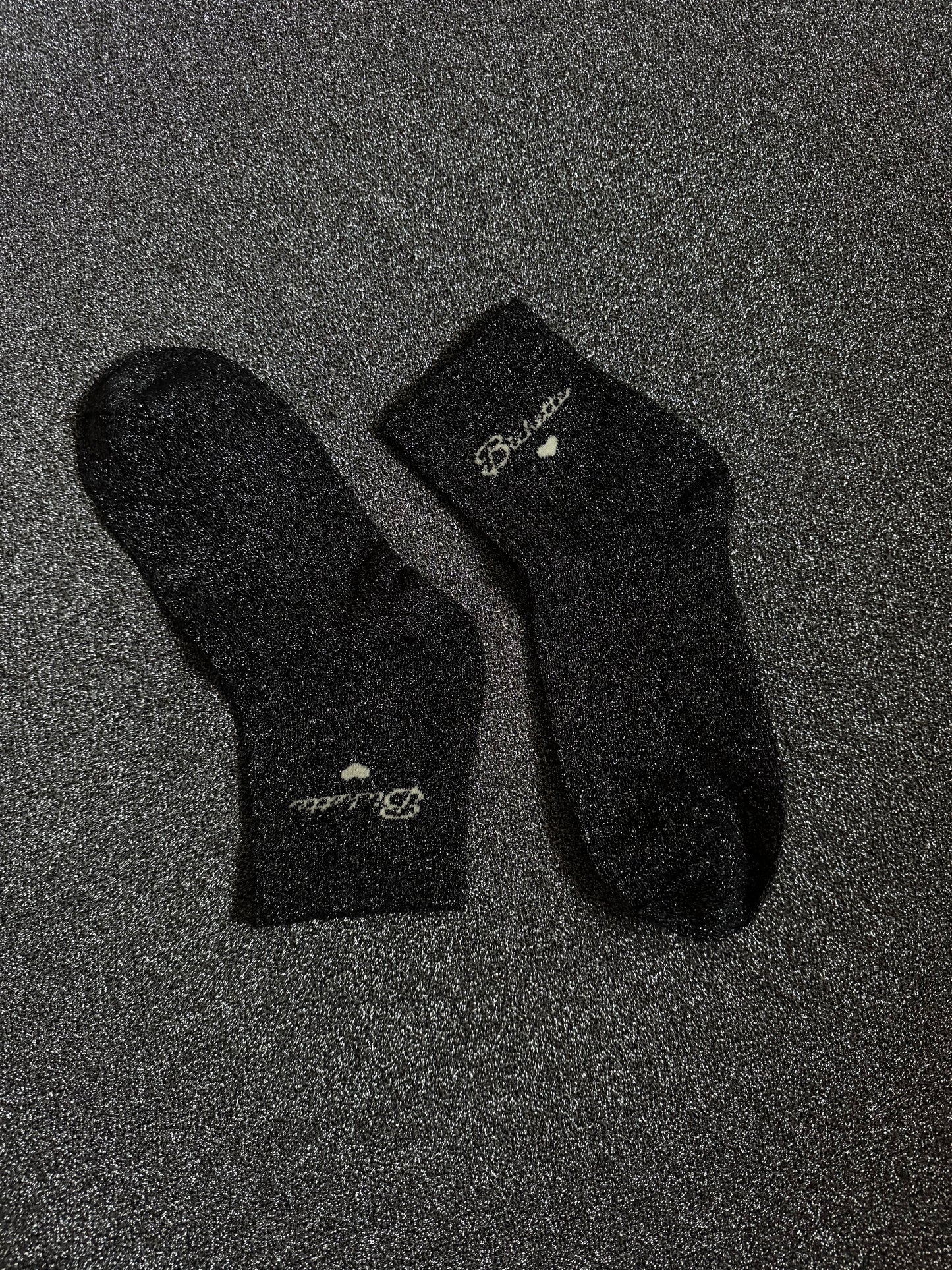 Chaussettes noir à paillettes Bichette - Tendances et confort