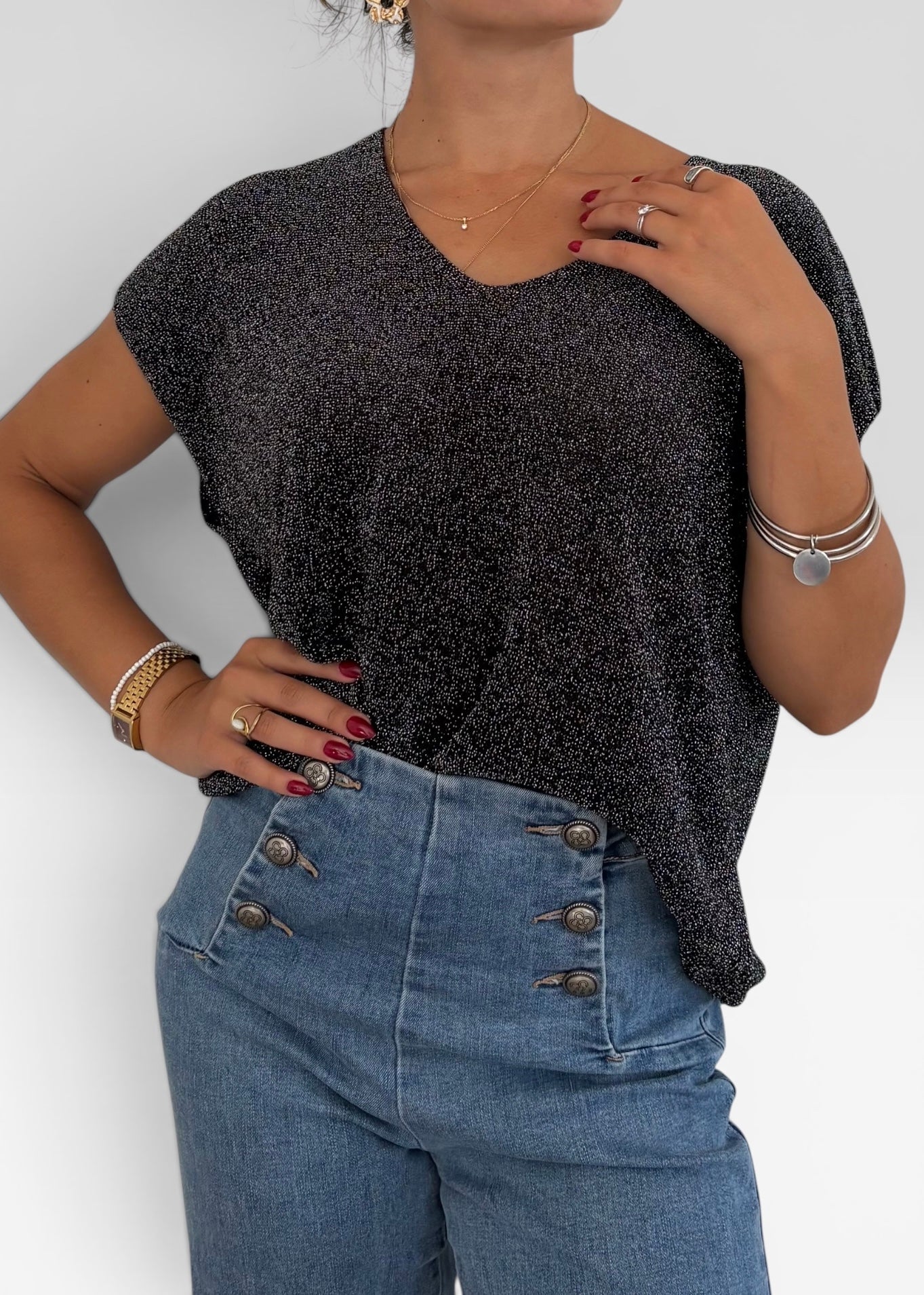 Tee-Shirt à paillettes