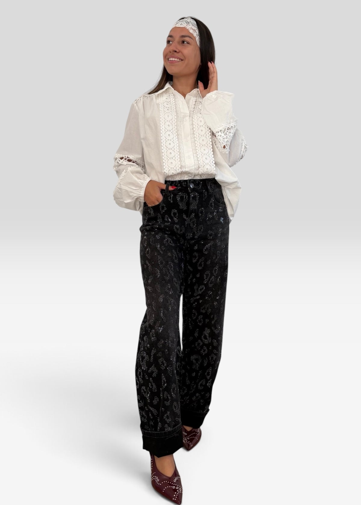Chemise ajourée