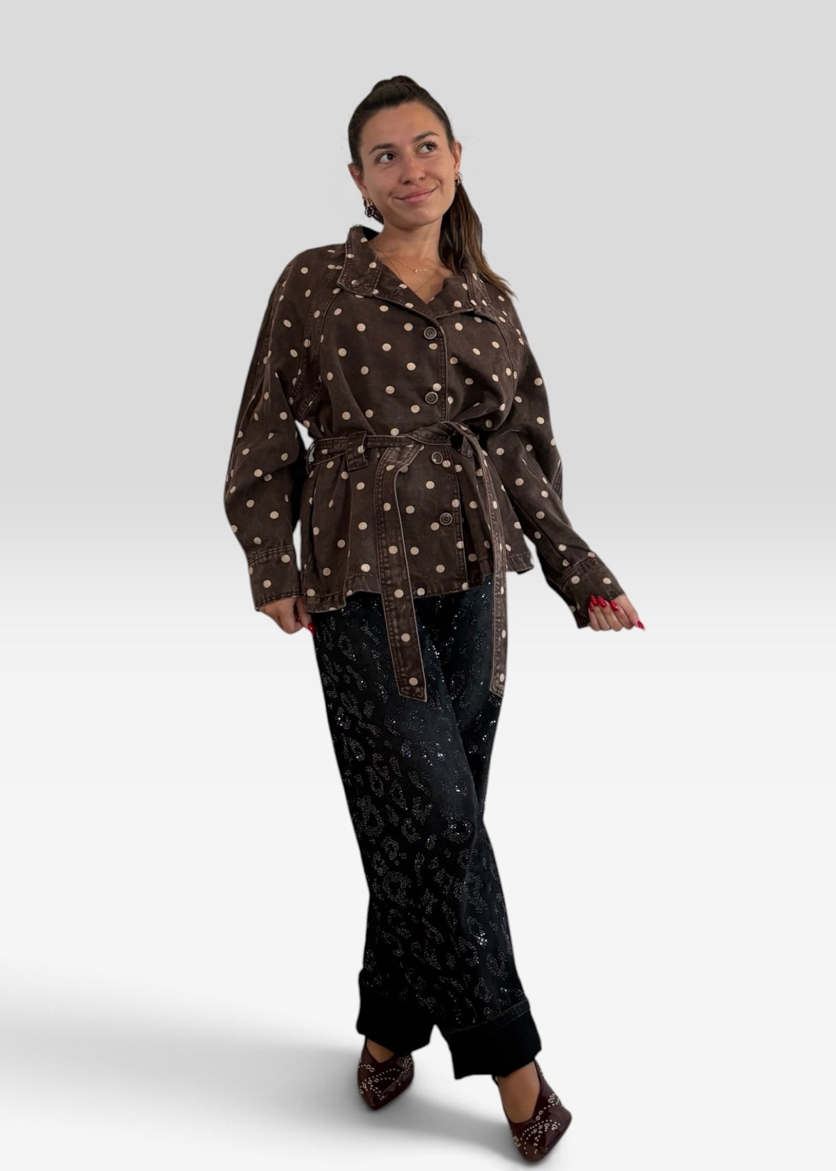 Veste Choco à pois