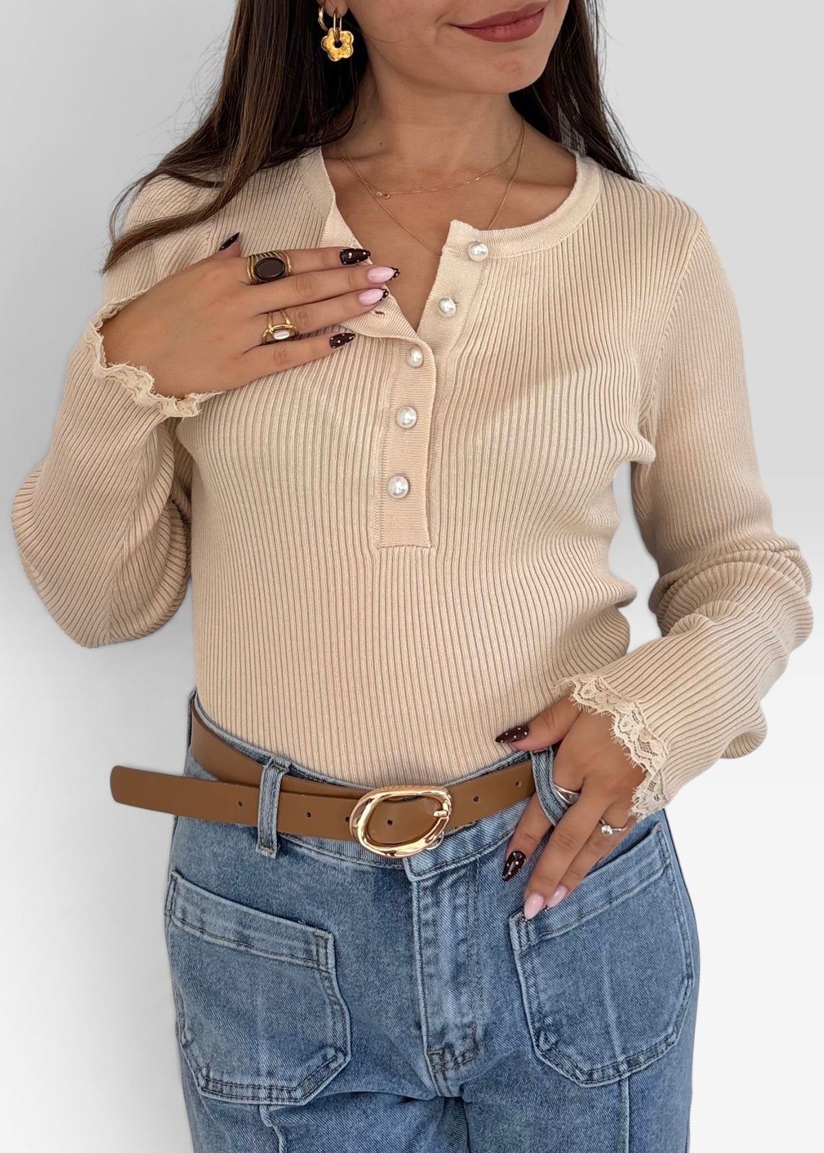 Top Cami Beige