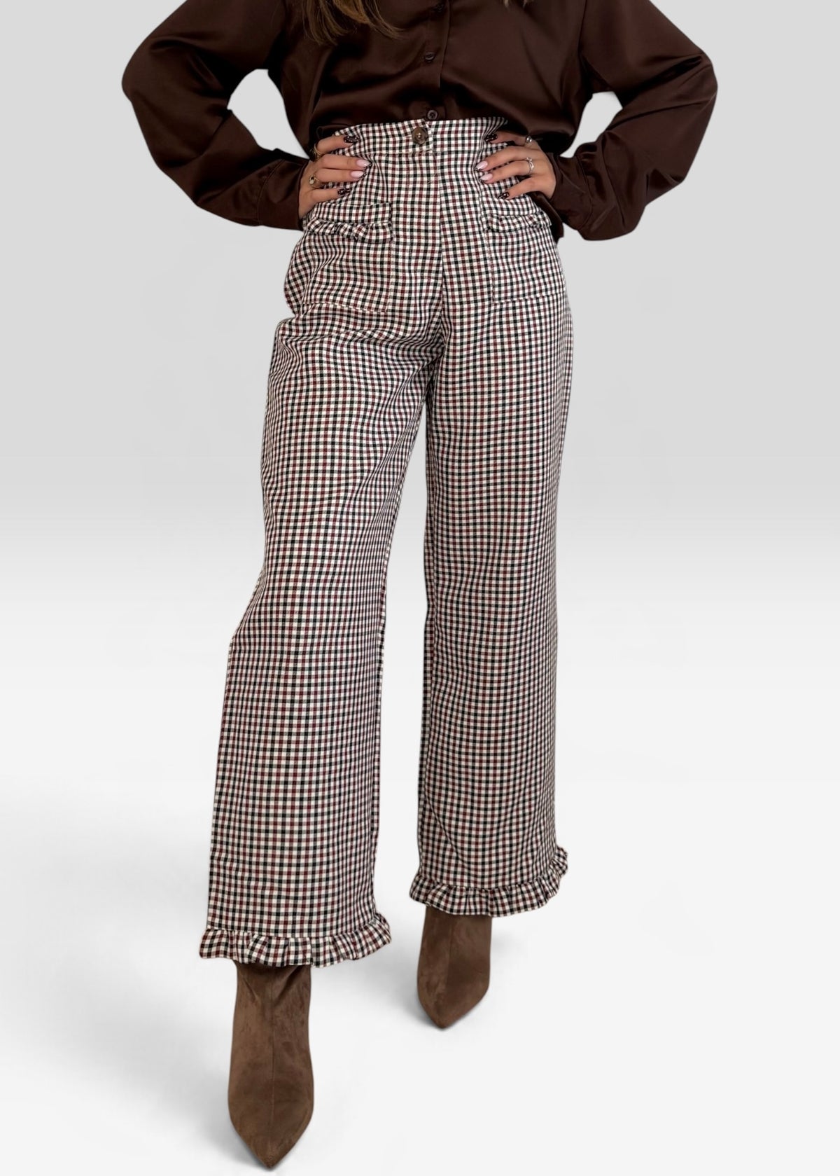 Pantalon à Carreaux Martine