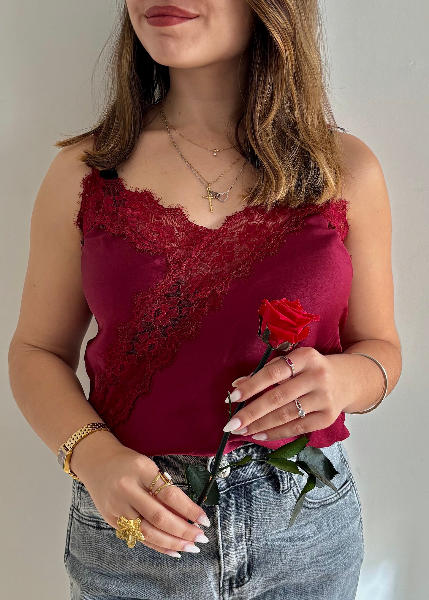 Débardeur dentelle Valentine