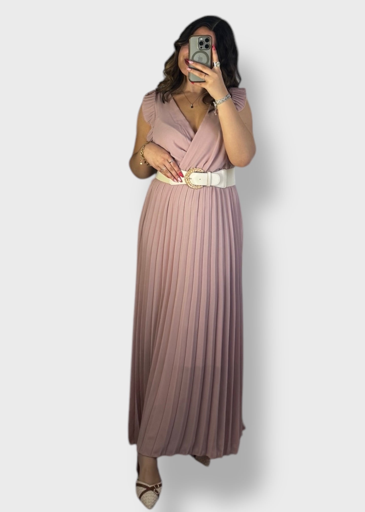 Robe plissée Aria