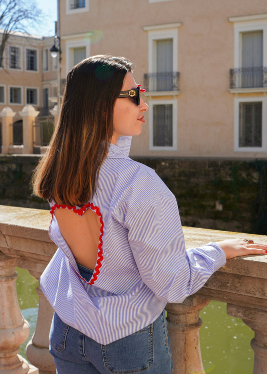 Chemise Marinière Cœur