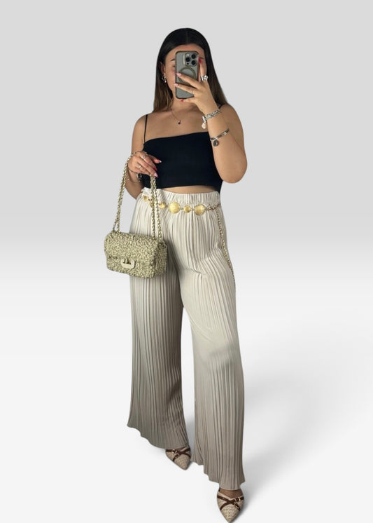 Pantalon Plissé Luna
