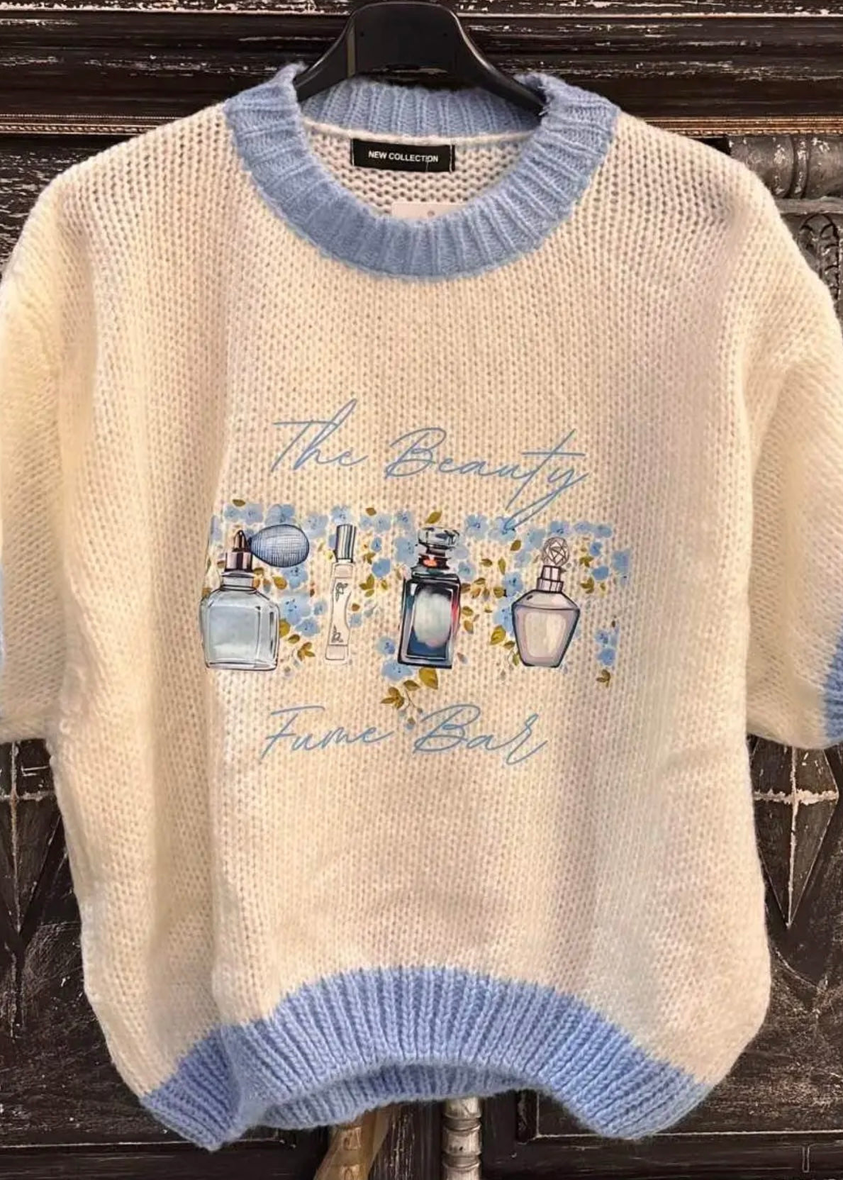 Pull Flacons bleu ⚠️ PRÉCOMMANDE EXPÉDITION SEMAINE PRO ⚠️