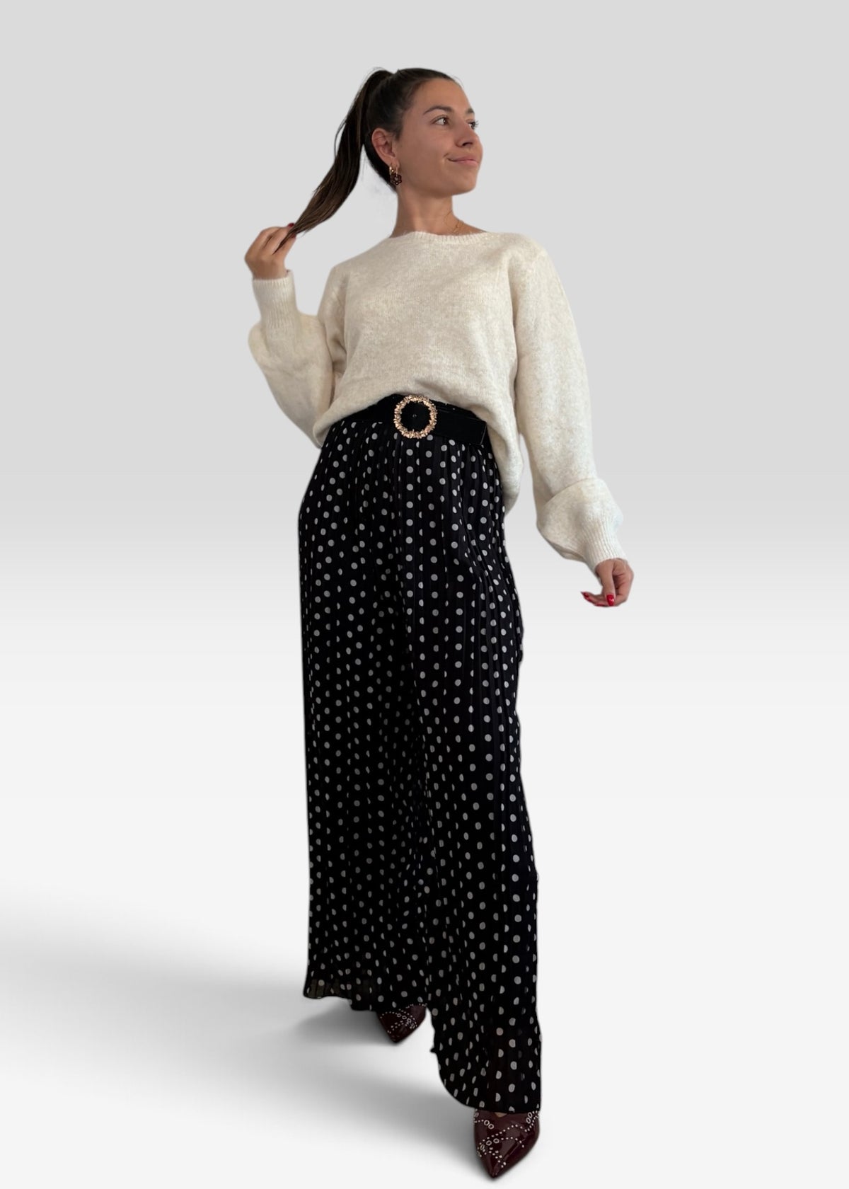 Pantalon Plissé Luna